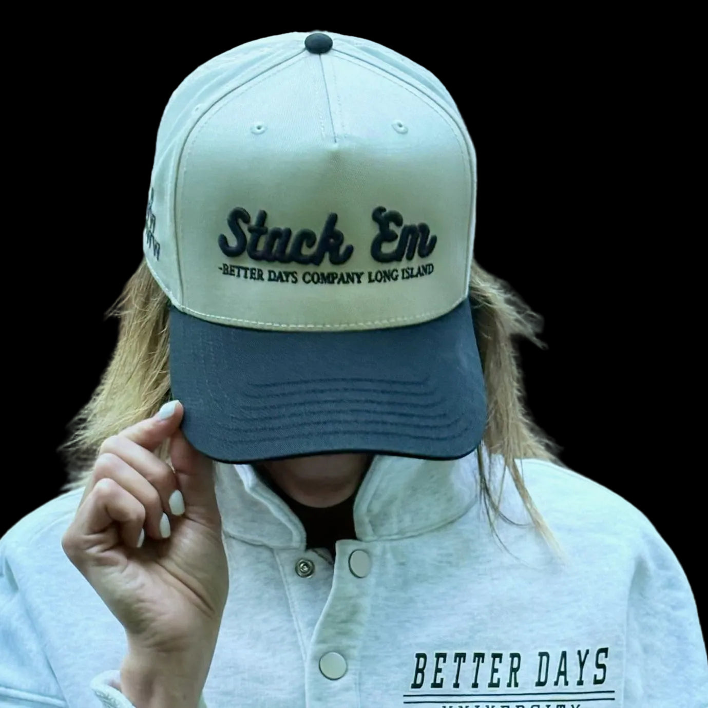 Stack 'Em W Two Tone Hat