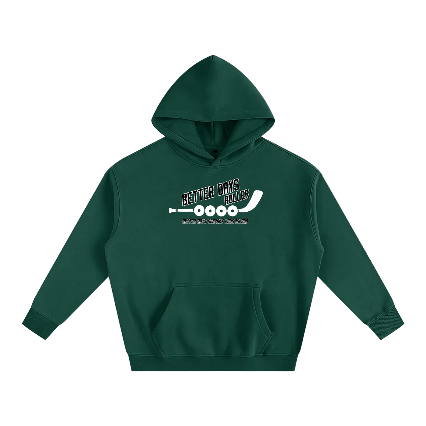 ODMPOD Better Days Roller Hockey hoodie featuring a comfortable design with printed graphics on the front.