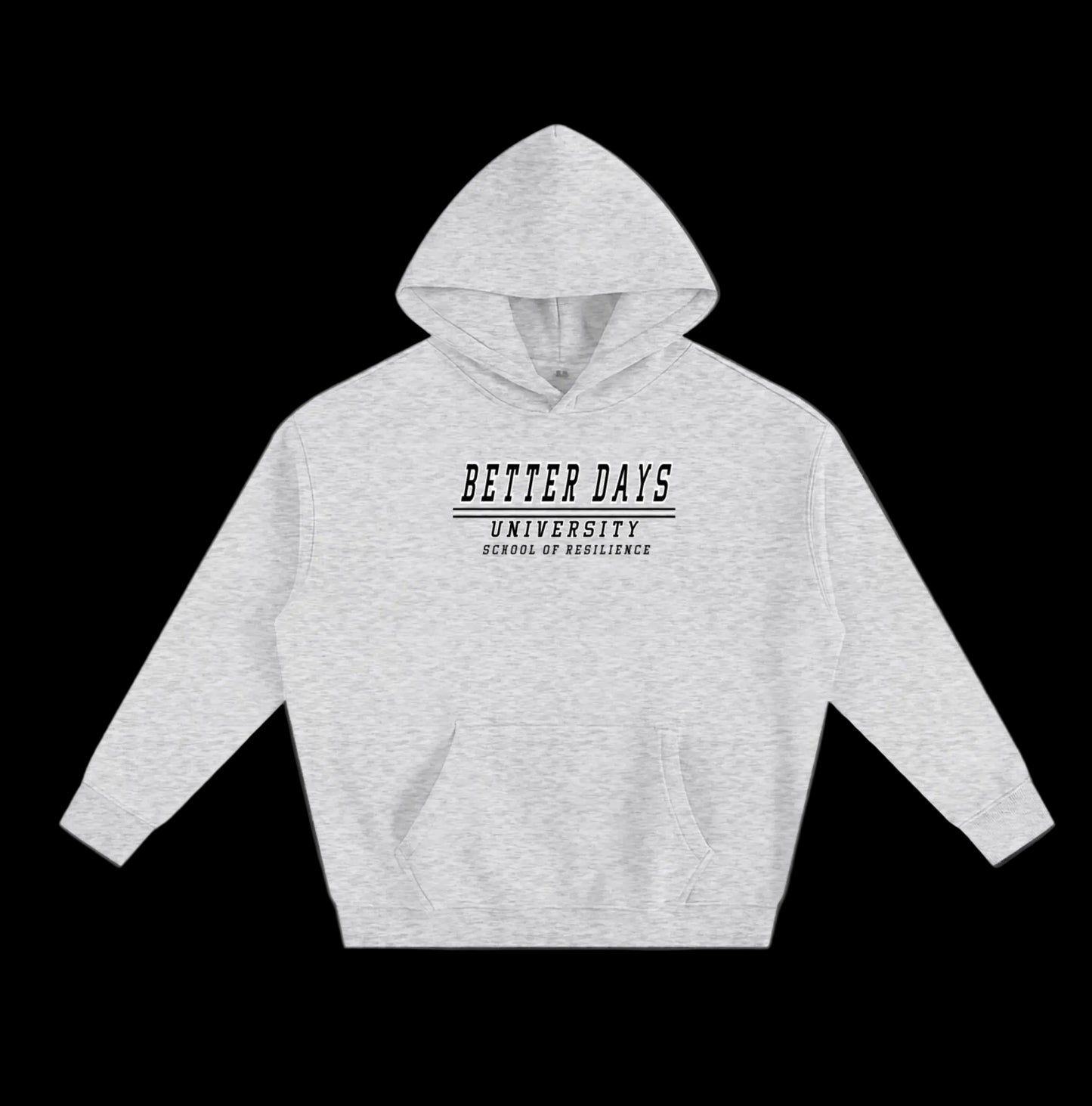 ODMPOD BD University Hoodie displayed, showing front view with hoodie, logo print, and comfortable fit on a mannequin.