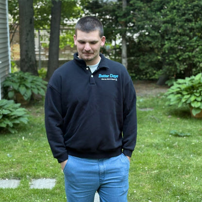 Show Up Heavyweight Polo Sweatshirt